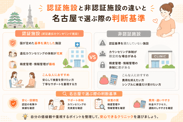 認証施設と非認証施設の違いと名古屋で選ぶ際の判断基準