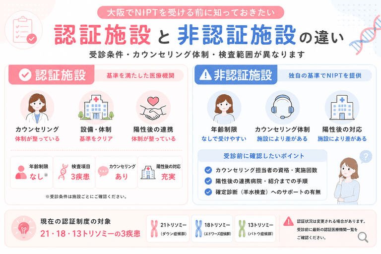 認証施設と非認証施設の違い